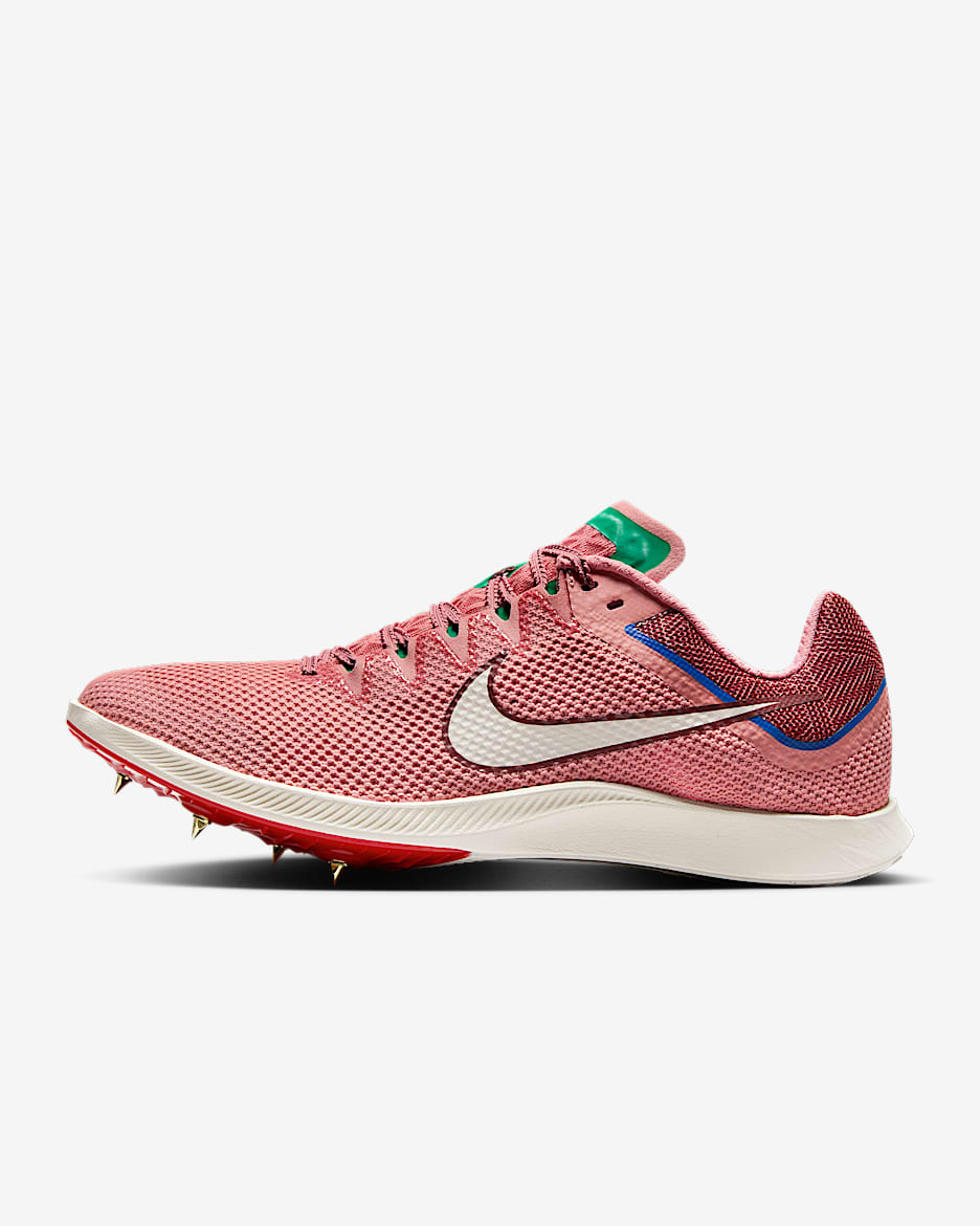 Nike Rival Distance Track & Field Distance Spikes - Red Stardust/Malachite/University Red/Pale Ivory