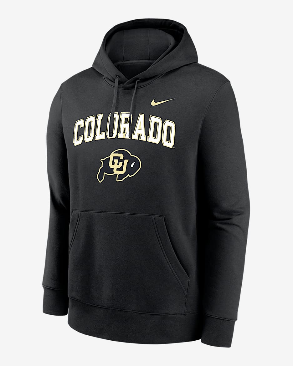 Colorado Club Men's Nike College Pullover Hoodie - Black