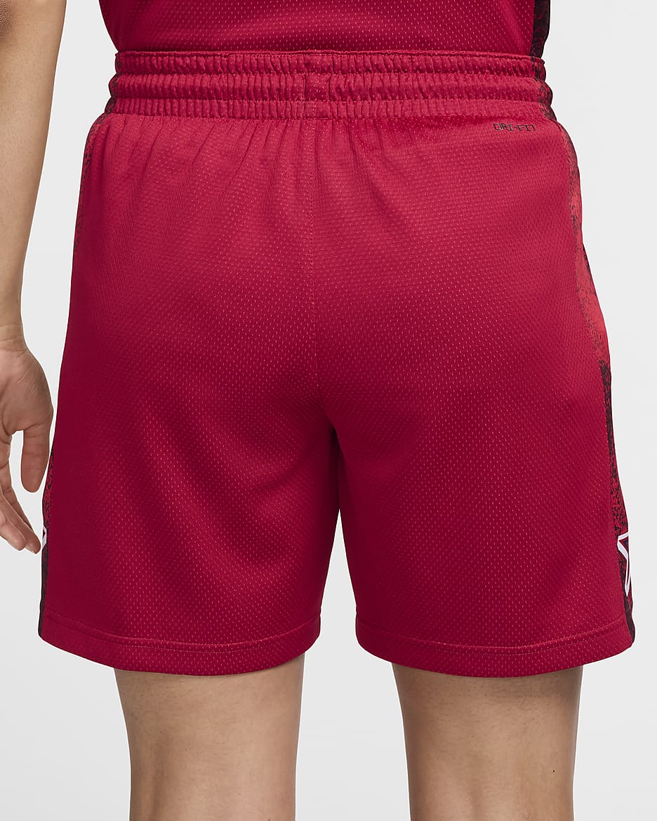 USA Limited Road Women's Jordan Basketball Shorts - Sport Red/White