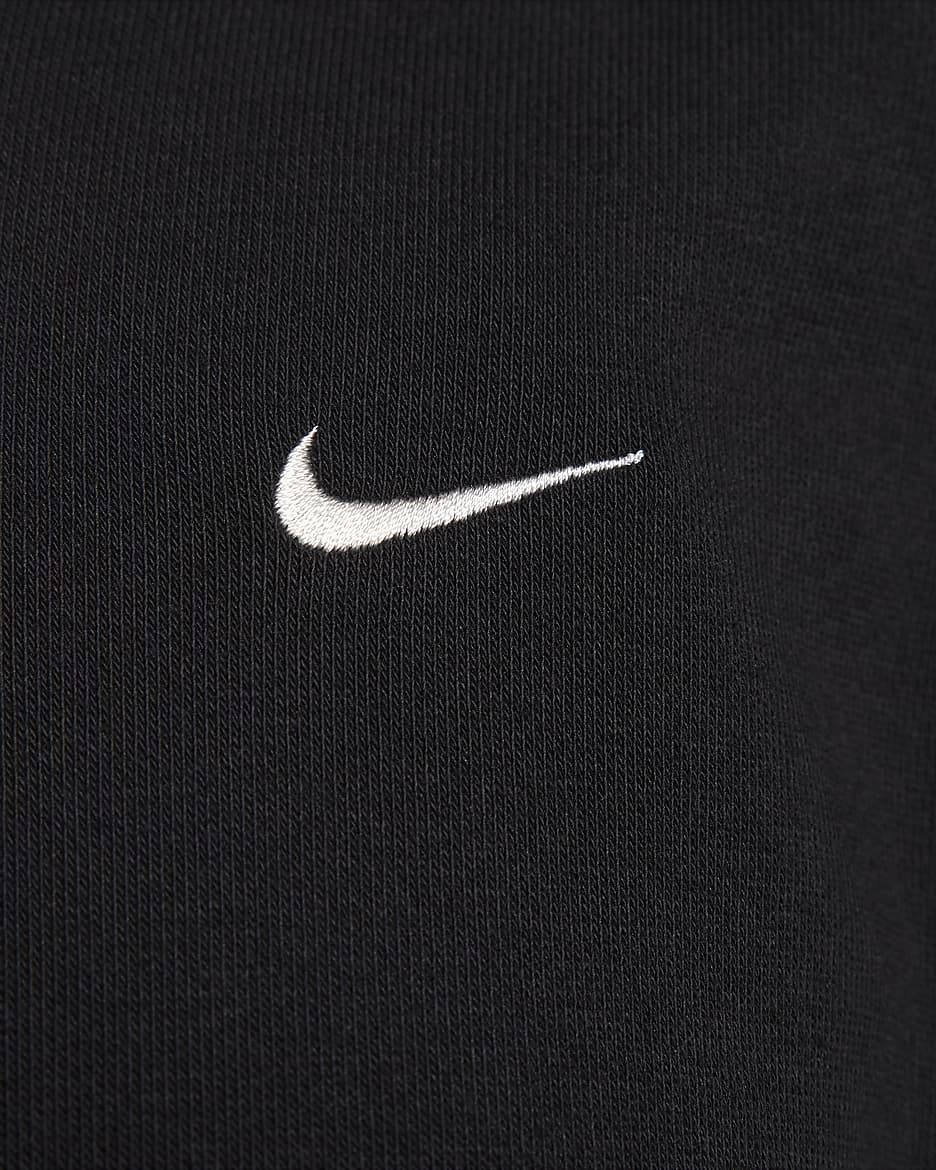 Nike Sportswear Chill Terry Women's Loose Full-Zip French Terry Hoodie - Black/Sail