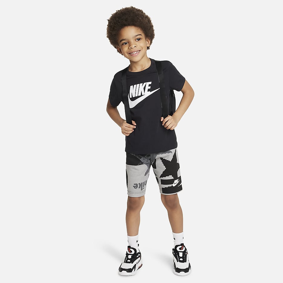 Nike Sportswear Club Lifestyle Shorts Set Little Kids' 2-Piece Set - Black