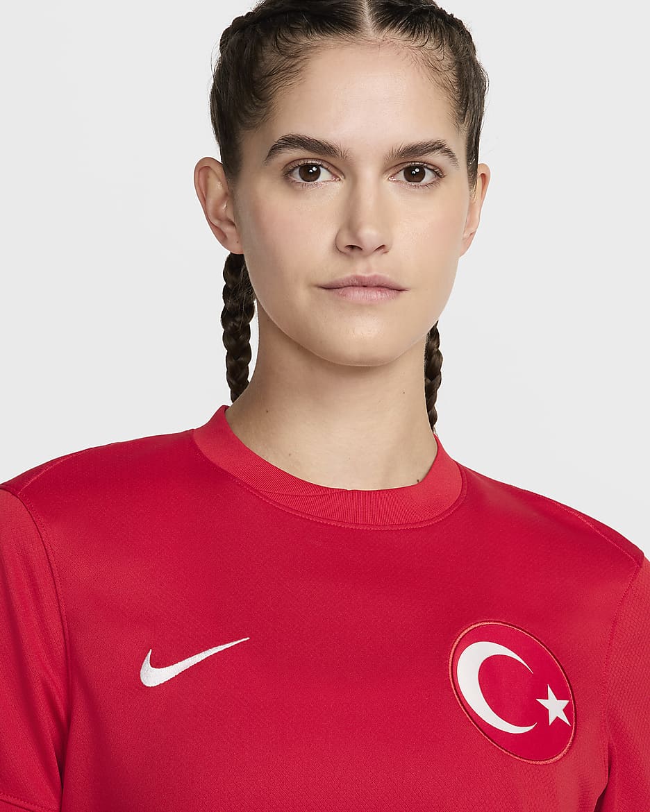 Türkiye 2024/25 Stadium Away Women's Nike Dri-FIT Football Replica Shirt - Sport Red/Sport Red/White