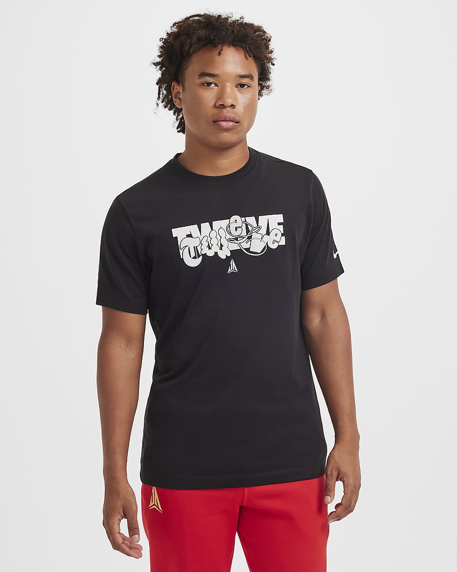 Playera de básquetbol Nike Dri-FIT para hombre Ja - Negro