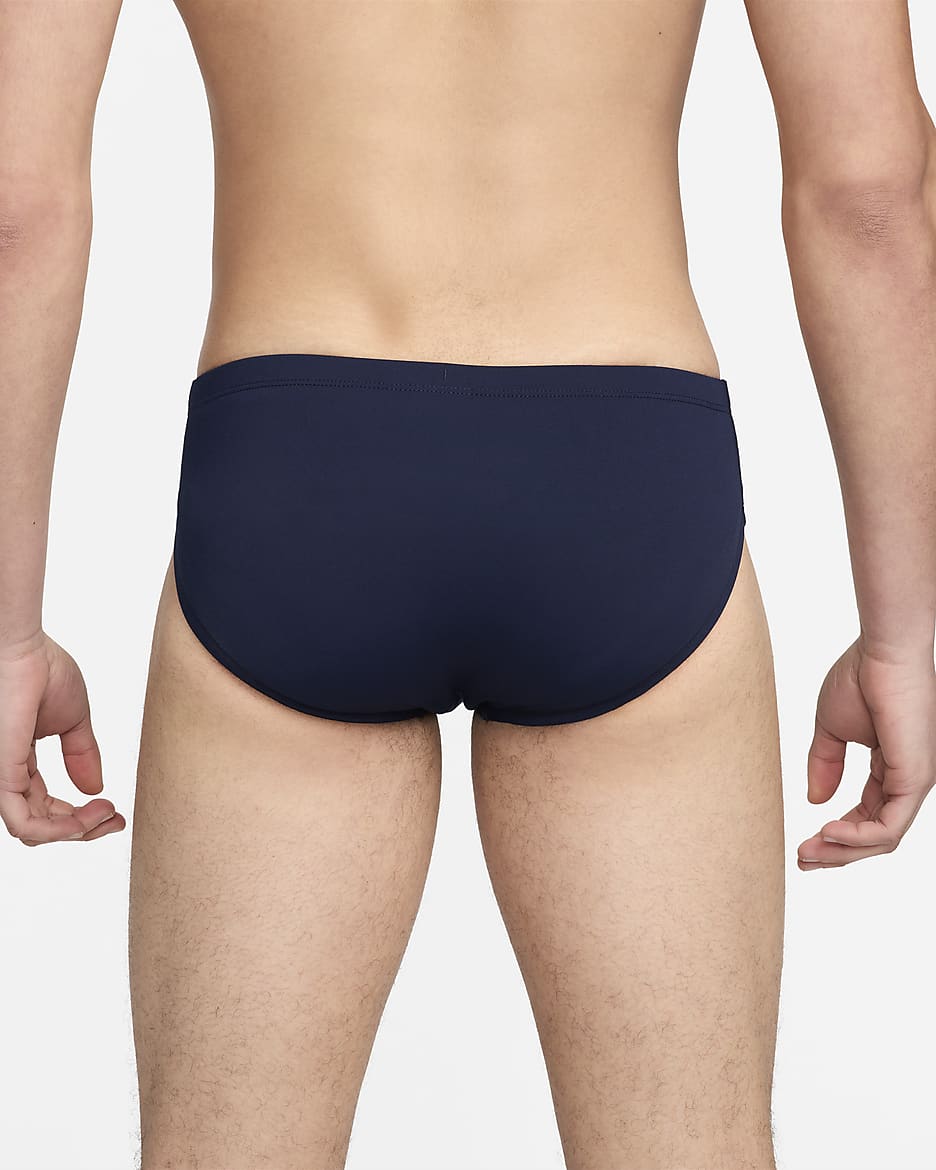 Nike Solid Men's Swim Brief - Midnight Navy