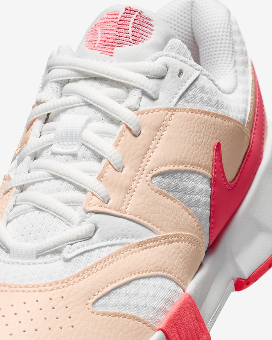 Scarpa da tennis NikeCourt Lite 4 – Donna - Bianco/Crimson Tint/Aster Pink/Hot Punch