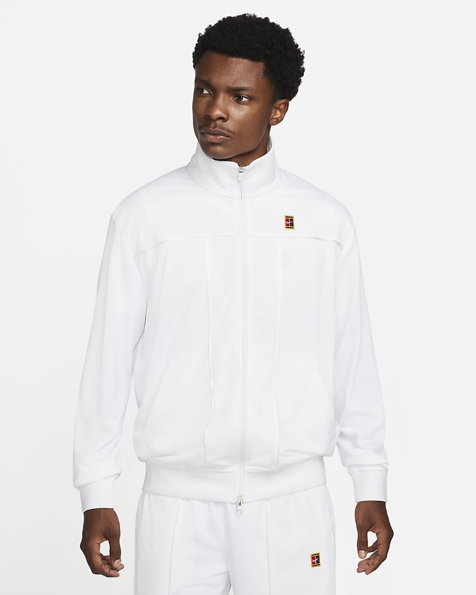 NikeCourt Men's Tennis Jacket - White/White/White