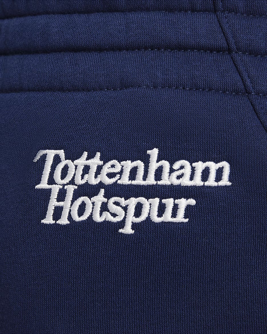 Tottenham Hotspur Club Fleece Nike fotballjoggebukse til store barn (gutt) - Binary Blue/Hvit