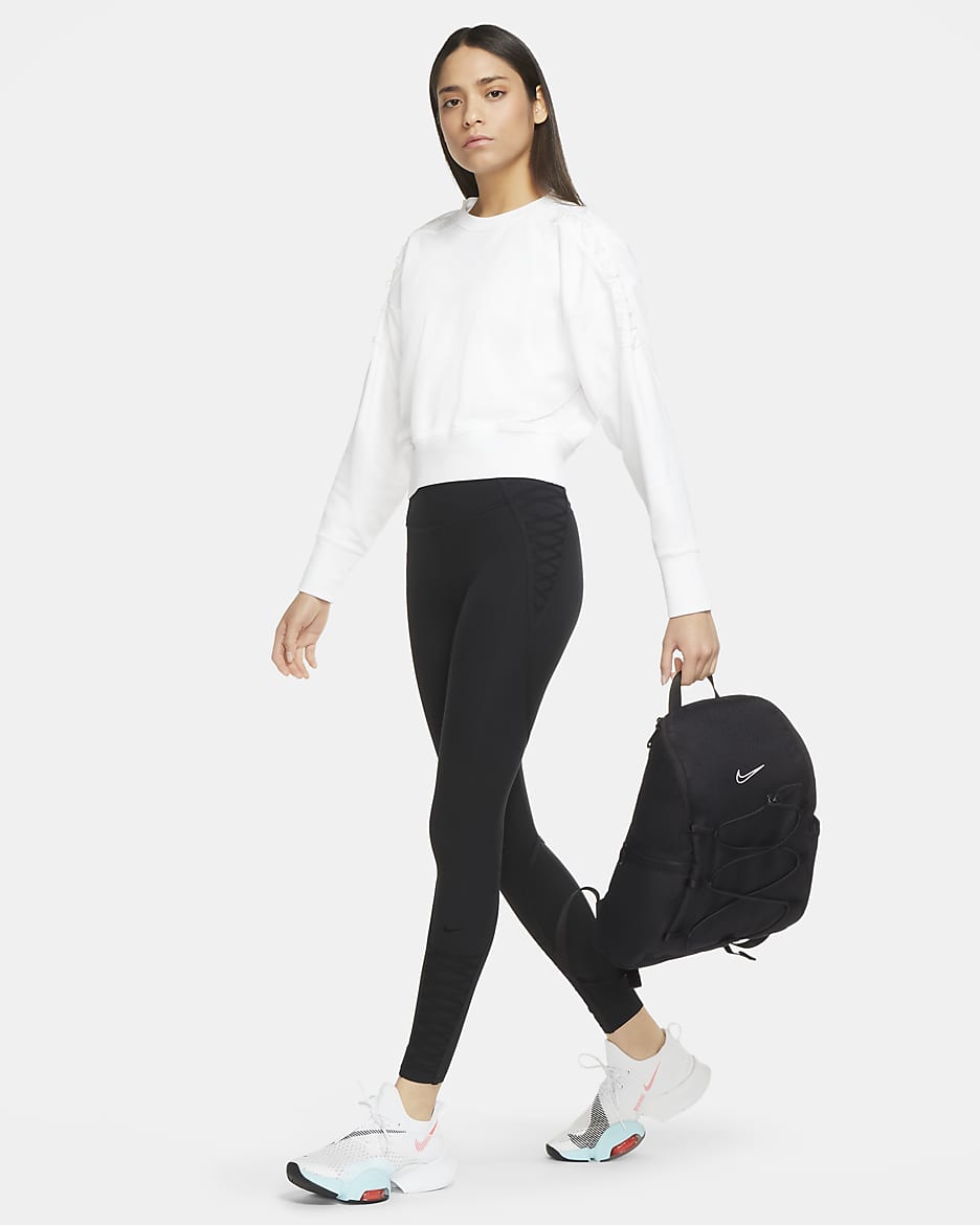 Nike One Women's Training Backpack (16L) - Black/Black/White