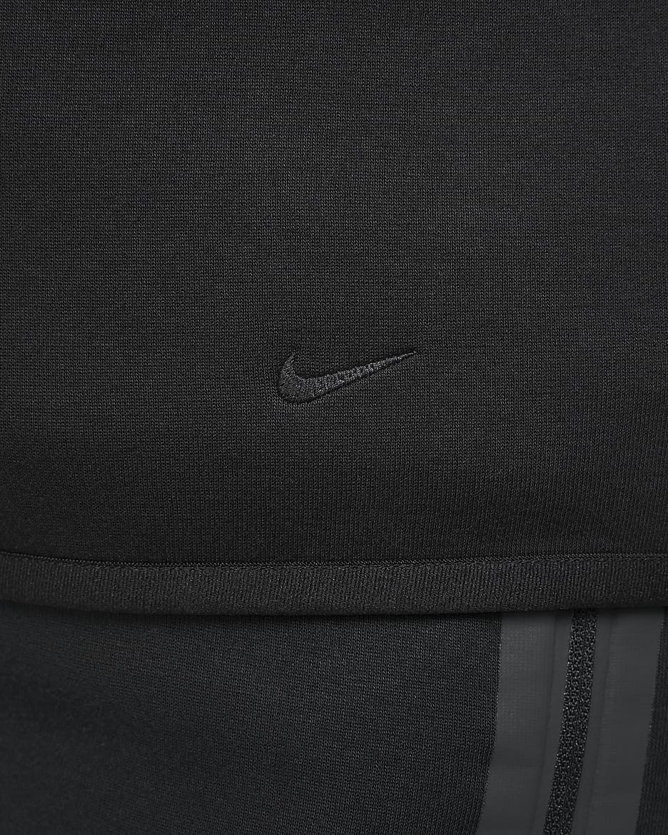 Nike Tech Men's Full-Zip Windrunner Hoodie - Black/Anthracite/Green Strike