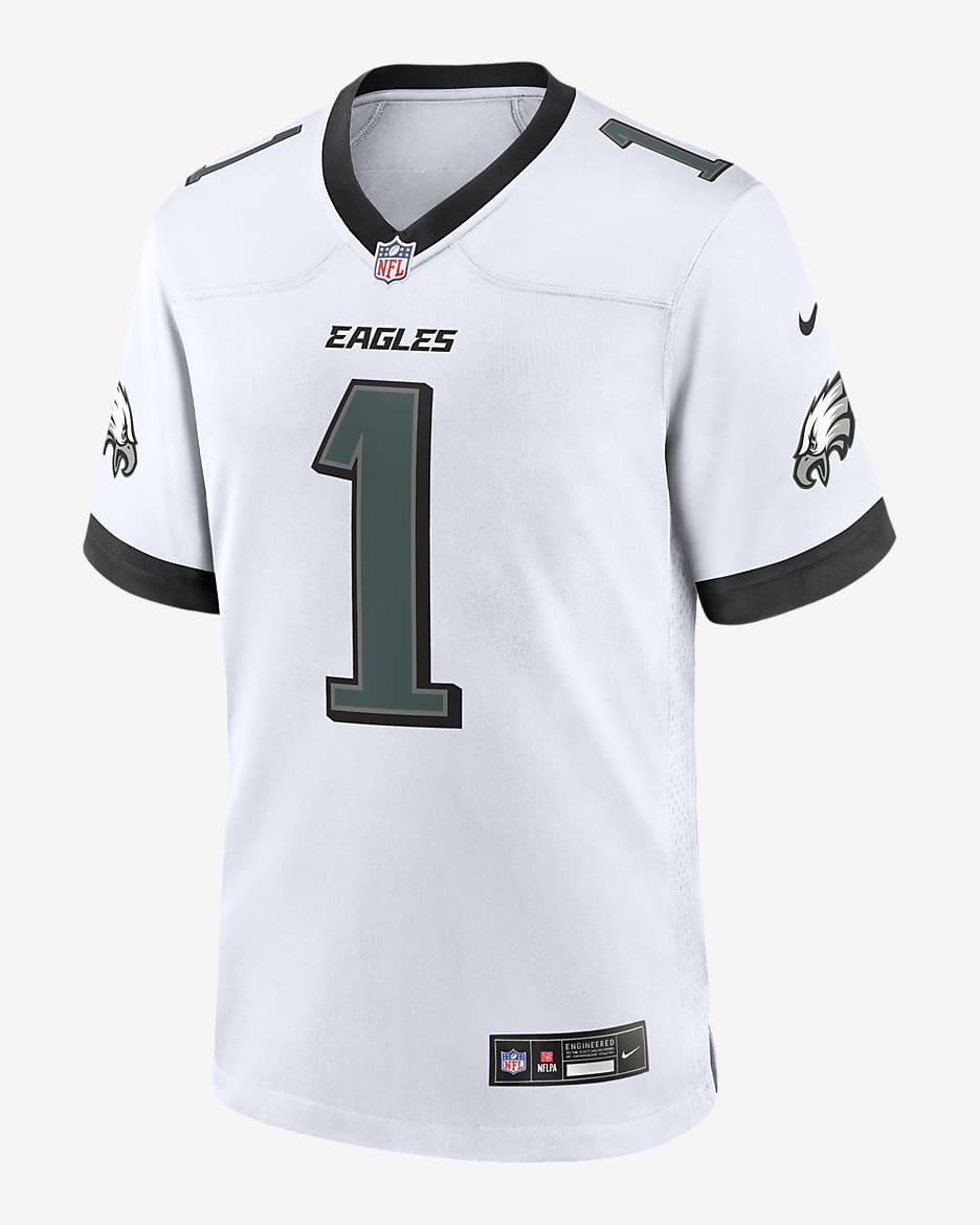 Jalen Hurts Philadelphia Eagles Men's Nike NFL Game Jersey - White