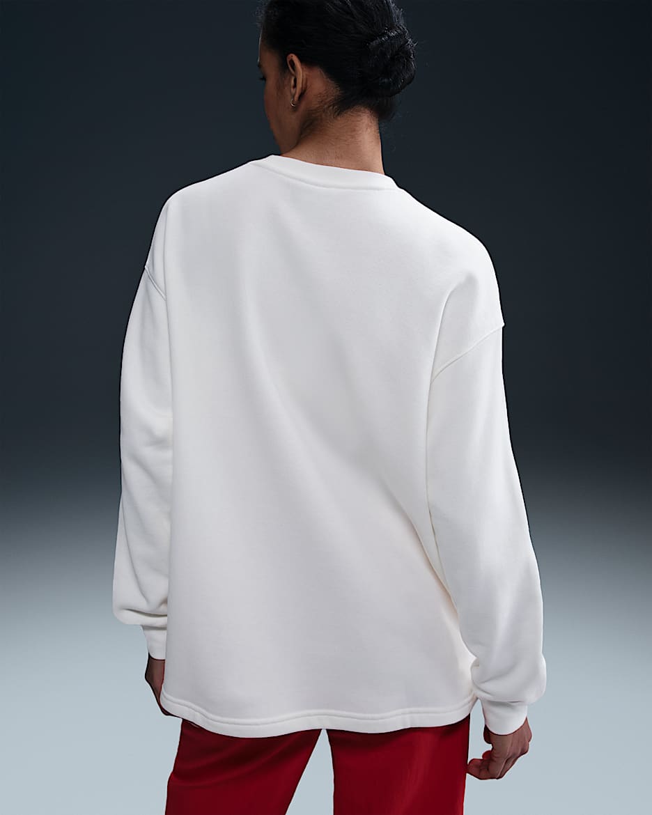 Nike Sportswear Women's Oversized Crew-Neck French Terry Sweatshirt