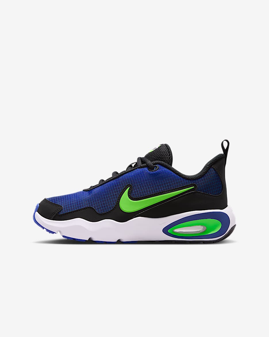 Nike Air Max Nova Big Kids' Shoes - Racer Blue/Black/White/Green Strike