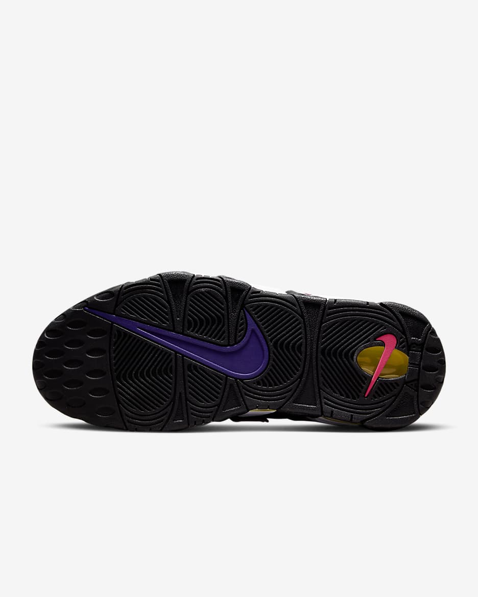 Calzado para hombre Nike Air More Uptempo '96 - Negro/Morado cancha/Hiperrosa/Multicolor