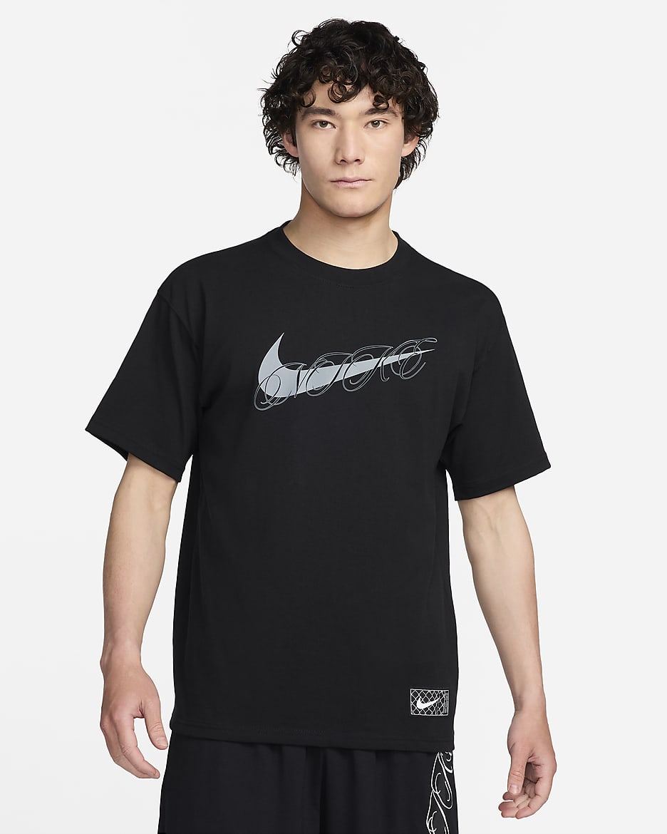 Nike Men's Max90 Basketball T-Shirt - Black