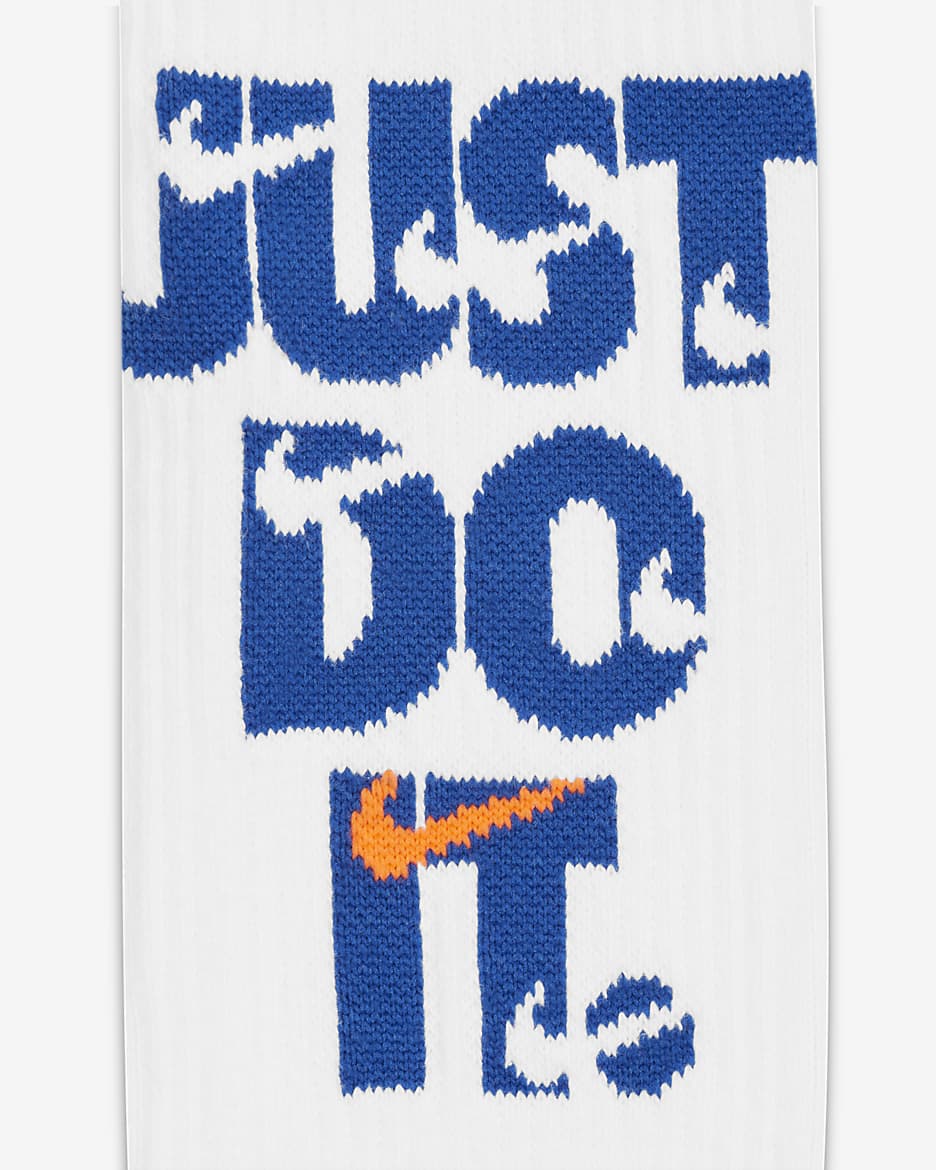 Nike Everyday Plus Cushioned Crew Socks (3 Pairs) - Multi-Color