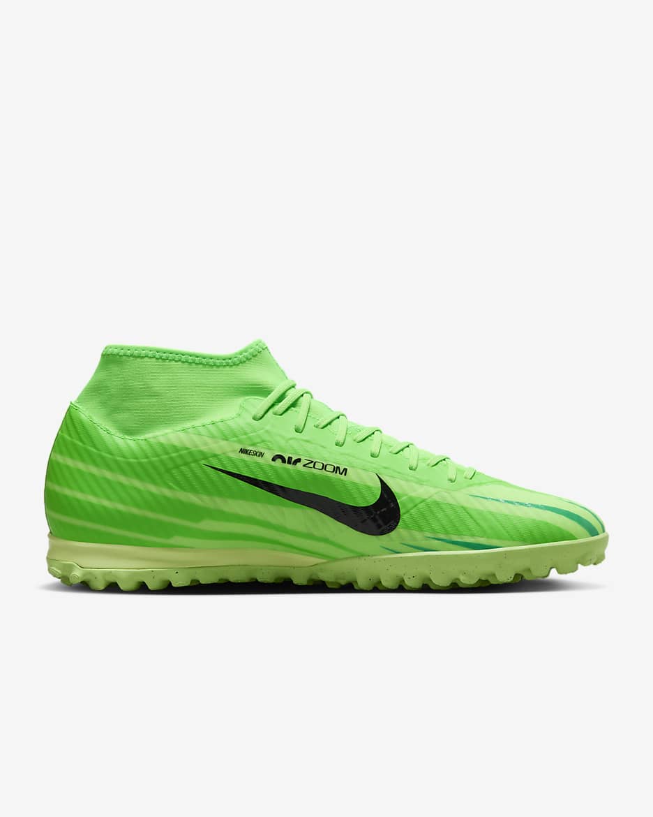 Nike Superfly 9 Academy Mercurial Dream Speed TF High-Top Football Shoes - Green Strike/Stadium Green/Black