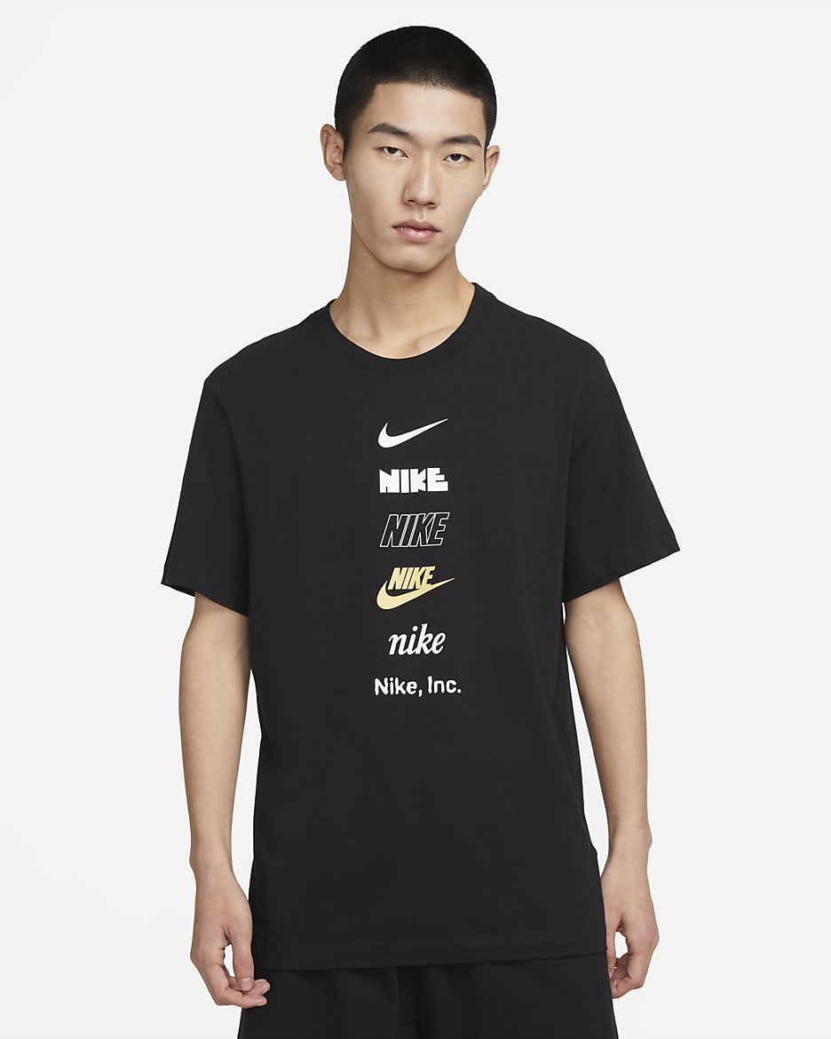ナイキ スポーツウェア メンズ Tシャツ - ブラック
