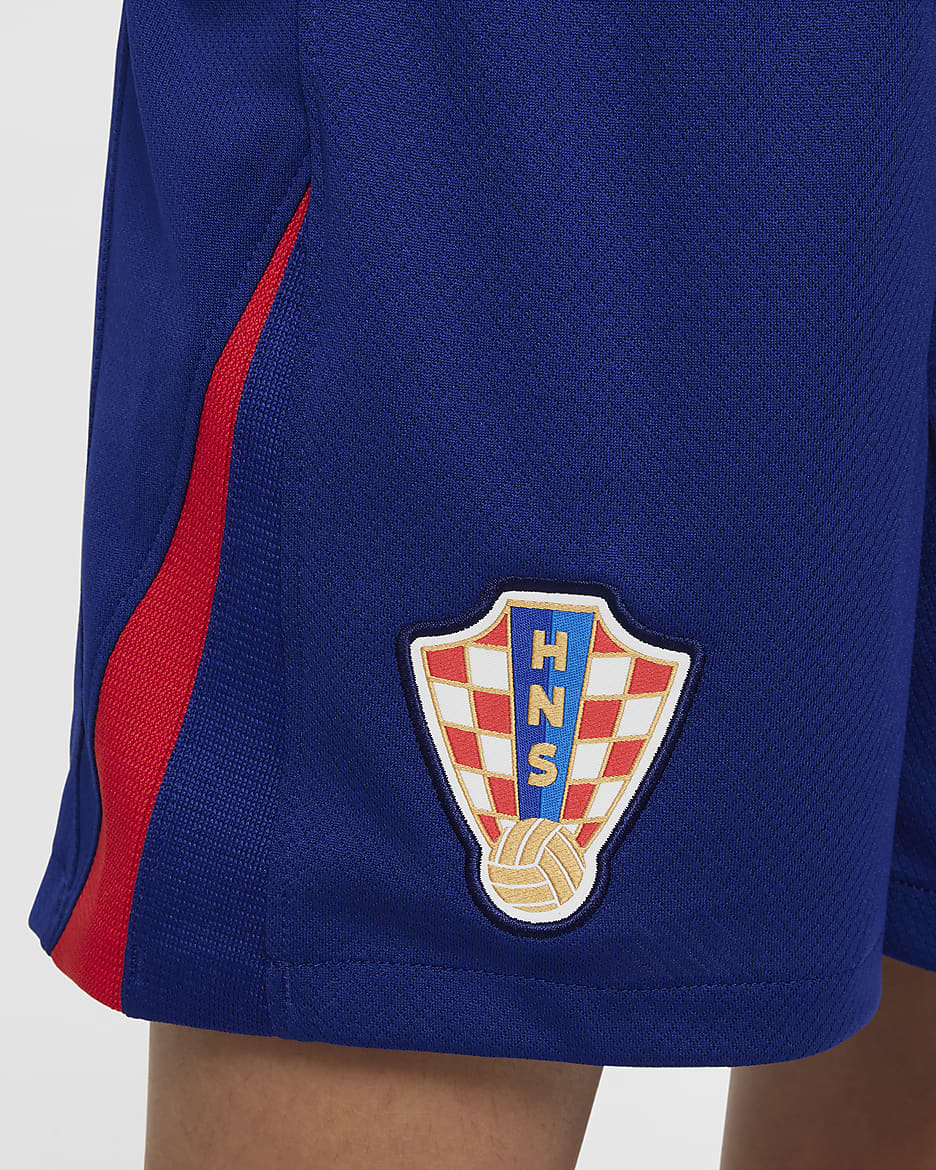 Croatia 2024/25 Stadium Away Younger Kids' Nike Football Replica Kit - Hyper Royal/Deep Royal Blue/University Red/White