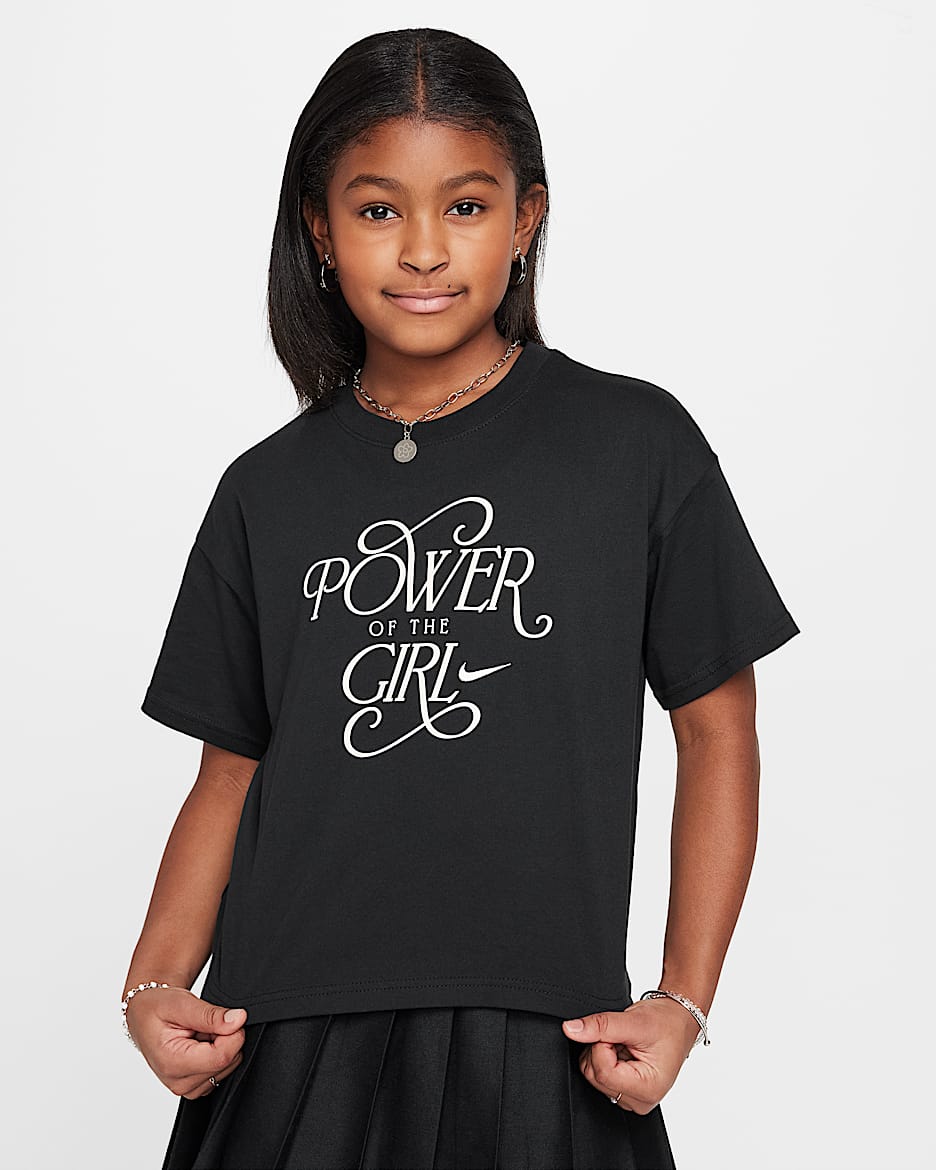 Nike Sportswear T-Shirt für ältere Kinder (Mädchen) - Schwarz