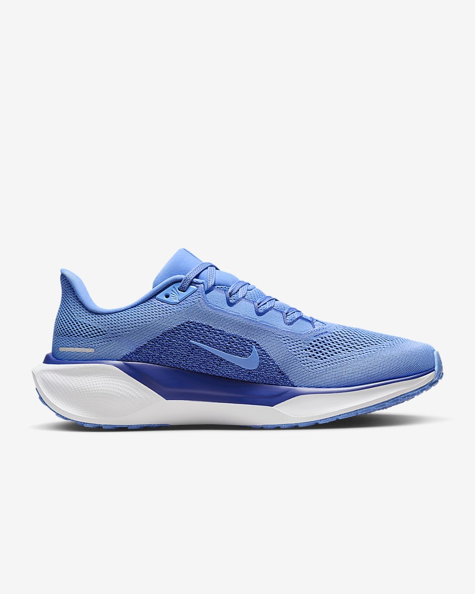 Tenis de correr en pavimento universitarios Nike para hombre Spelman Pegasus 41 - Azul valor/Blanco/Azul eléctrico/Blanco