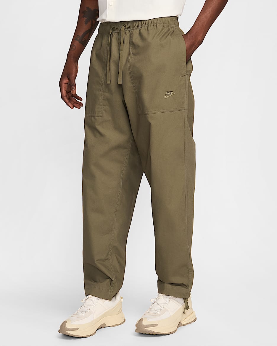 Spodnie męskie Nike Club - Medium Olive/Medium Olive