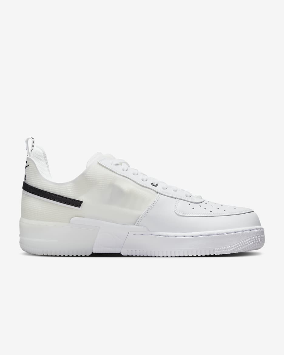 Nike Air Force 1 React Men's Shoes - White/Black