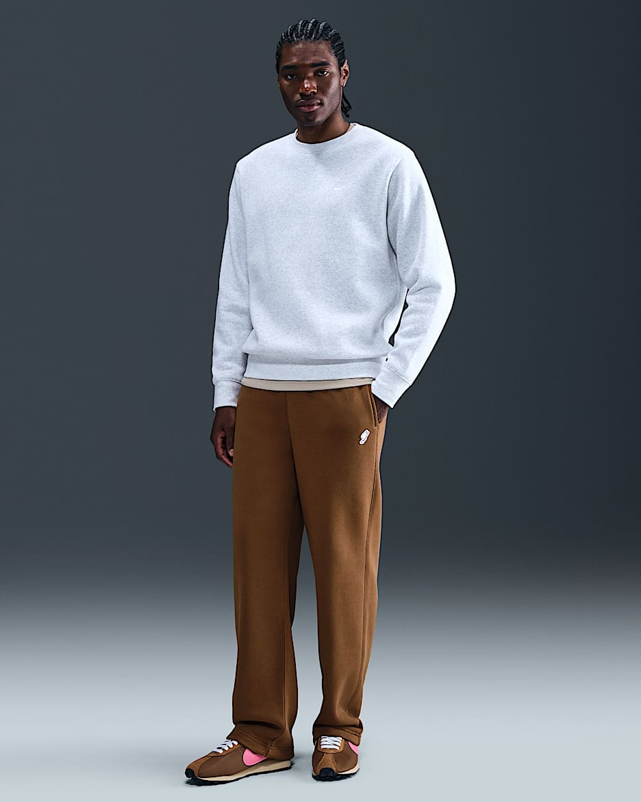 Nike Club Men's Fleece Bungee Pants - Light British Tan/Sail