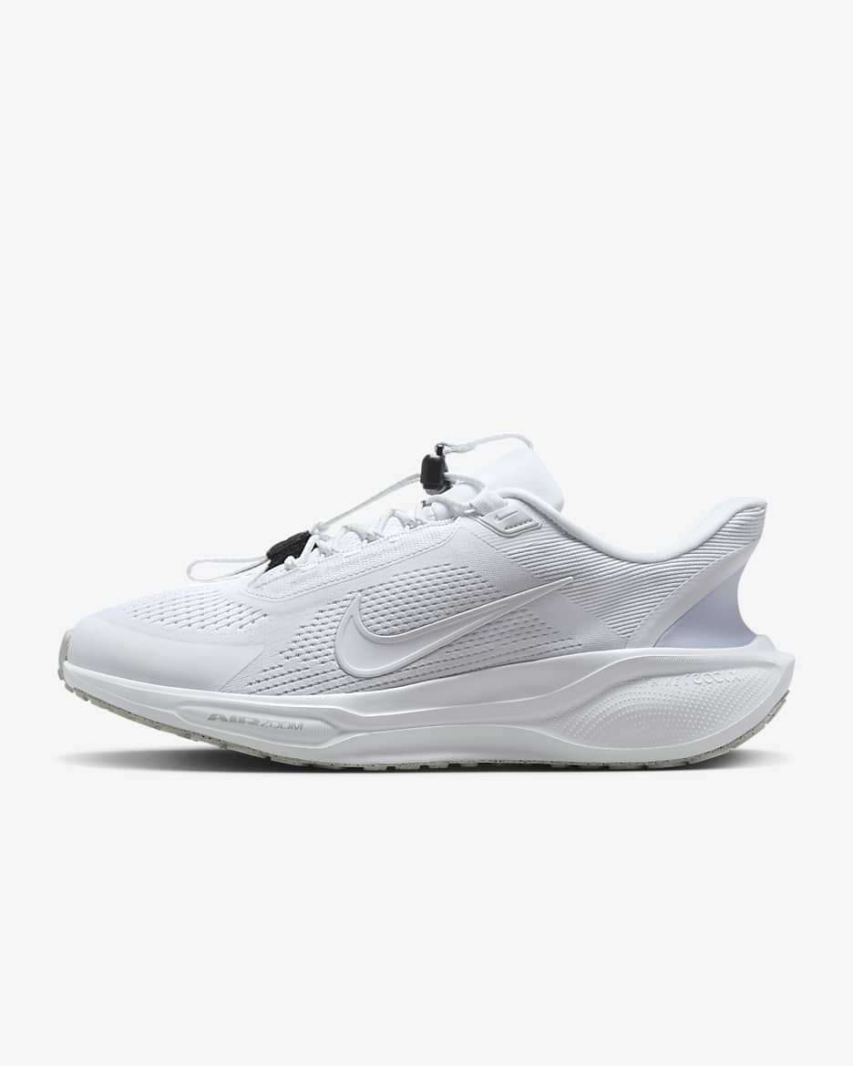 Nike Pegasus EasyOn Men's Road Running Shoes - White/Pure Platinum/Dark Smoke Grey/White