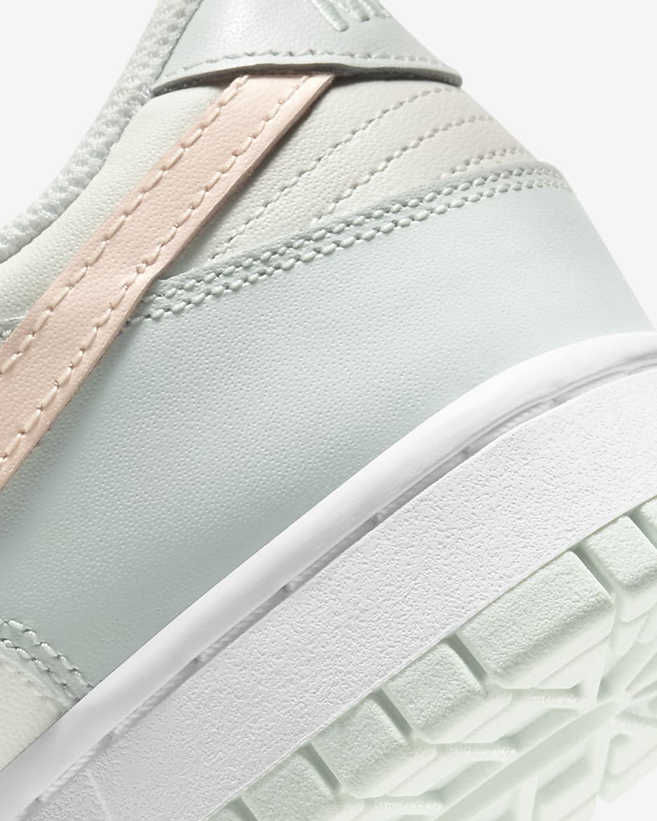 Nike Dunk Low Women's Shoes - Sail/Barely Green/White/Crimson Tint