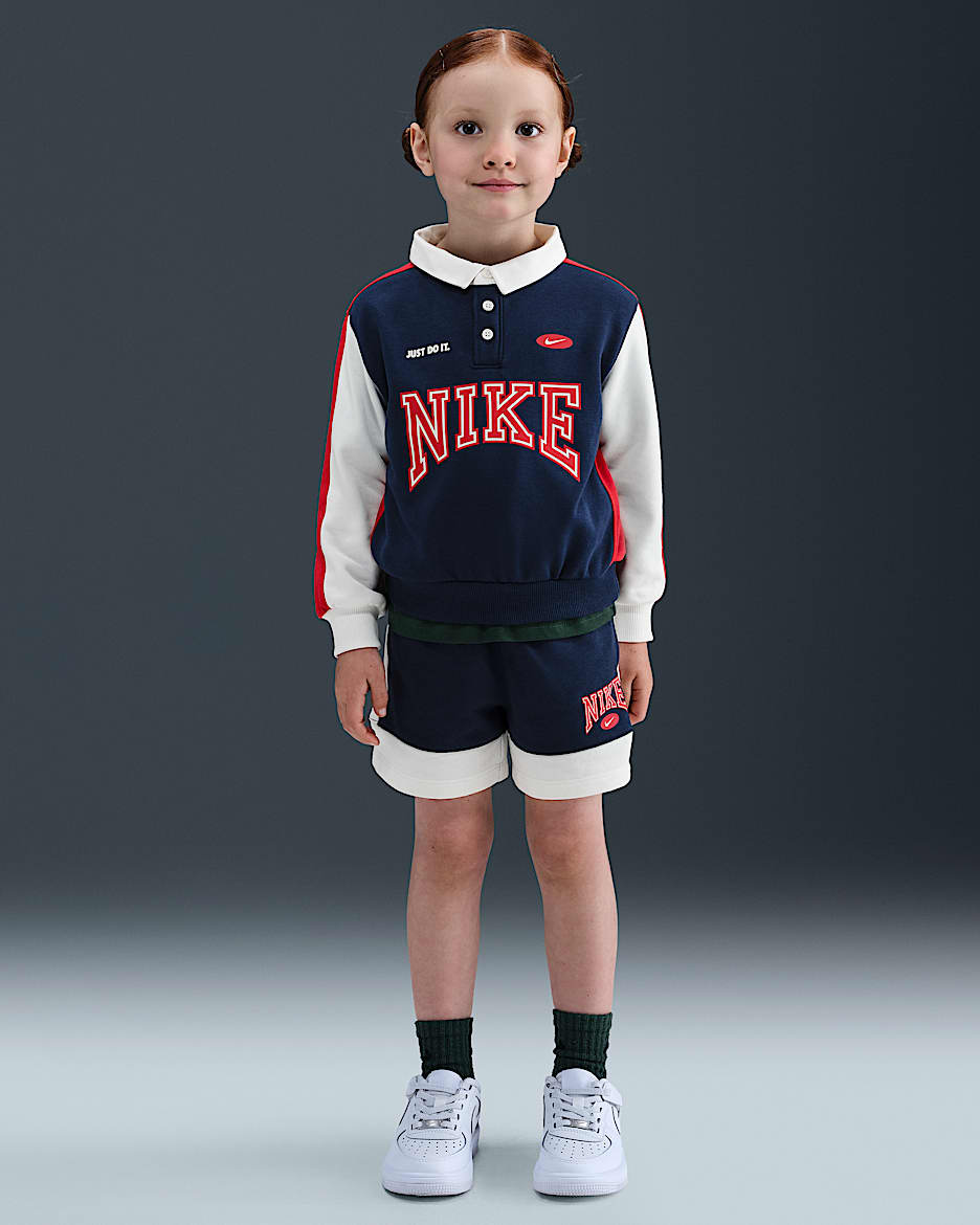 Nike Game Day Essentials Toddler French Terry Shorts - Midnight Navy
