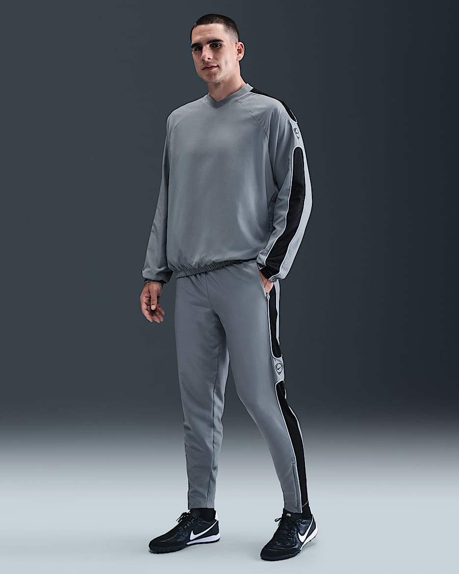 Nike Academy+ Men's Dri-FIT Soccer Pants - Cool Grey/Black/Royal Tint/Black