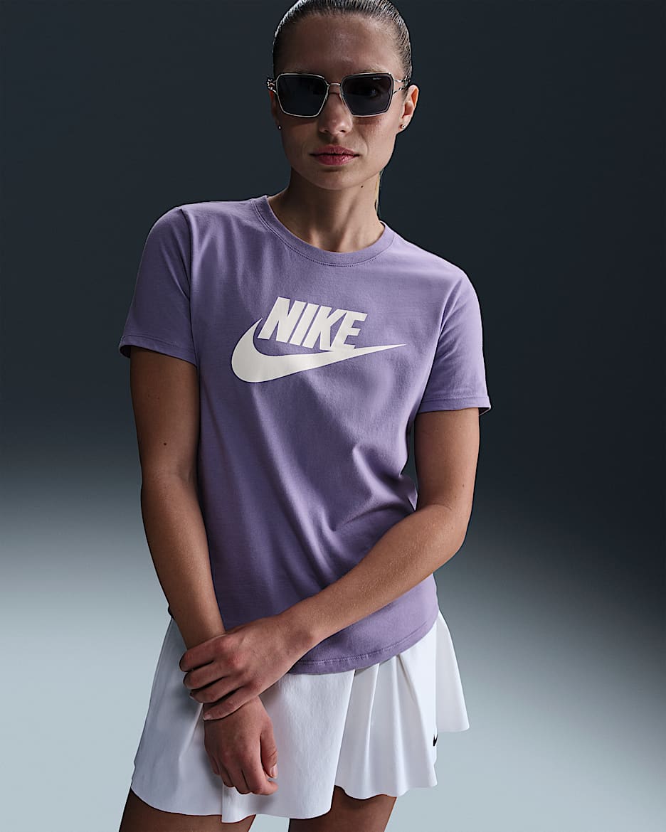 Nike Sportswear Essentials Women's Logo T-Shirt - Dusty Amethyst