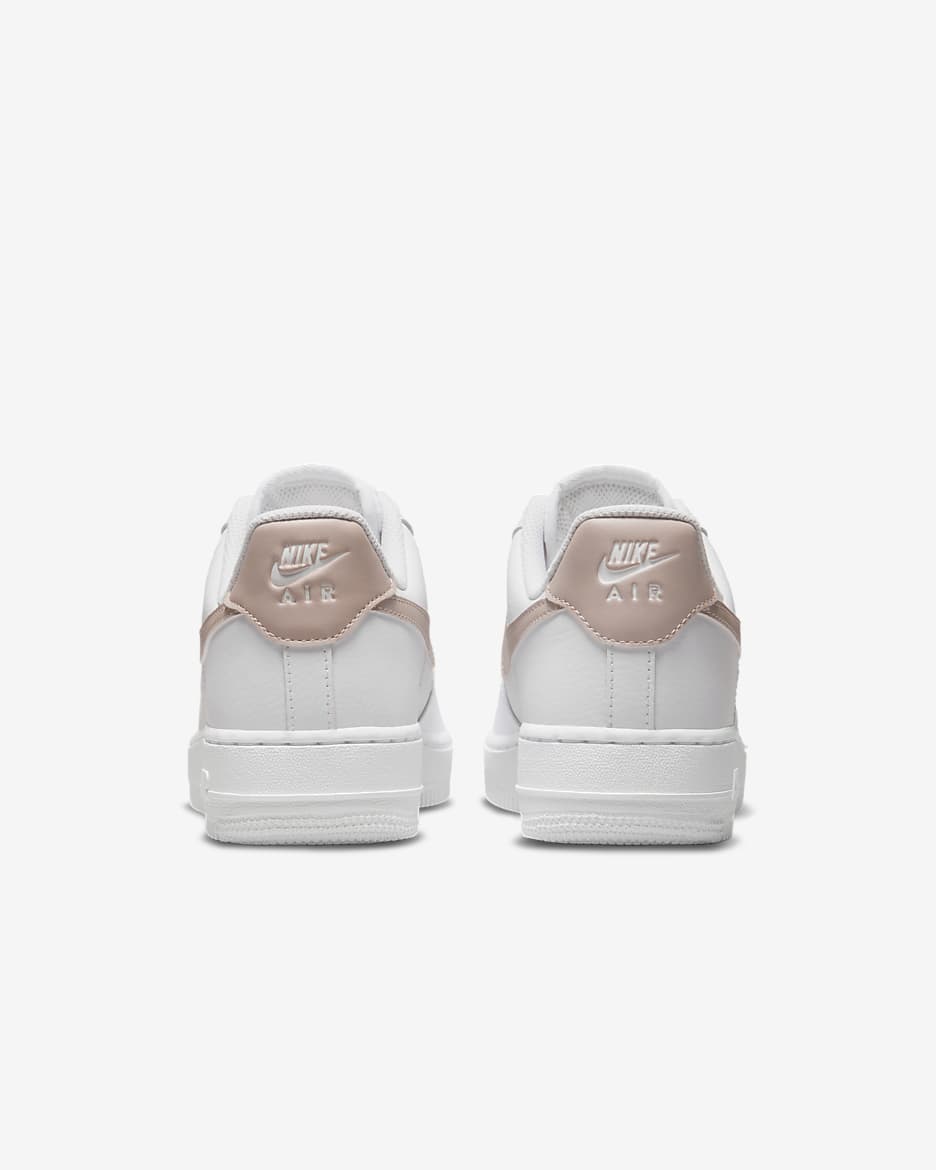 Nike Air Force 1 '07 Women's Shoe - White/White/White/Fossil Stone