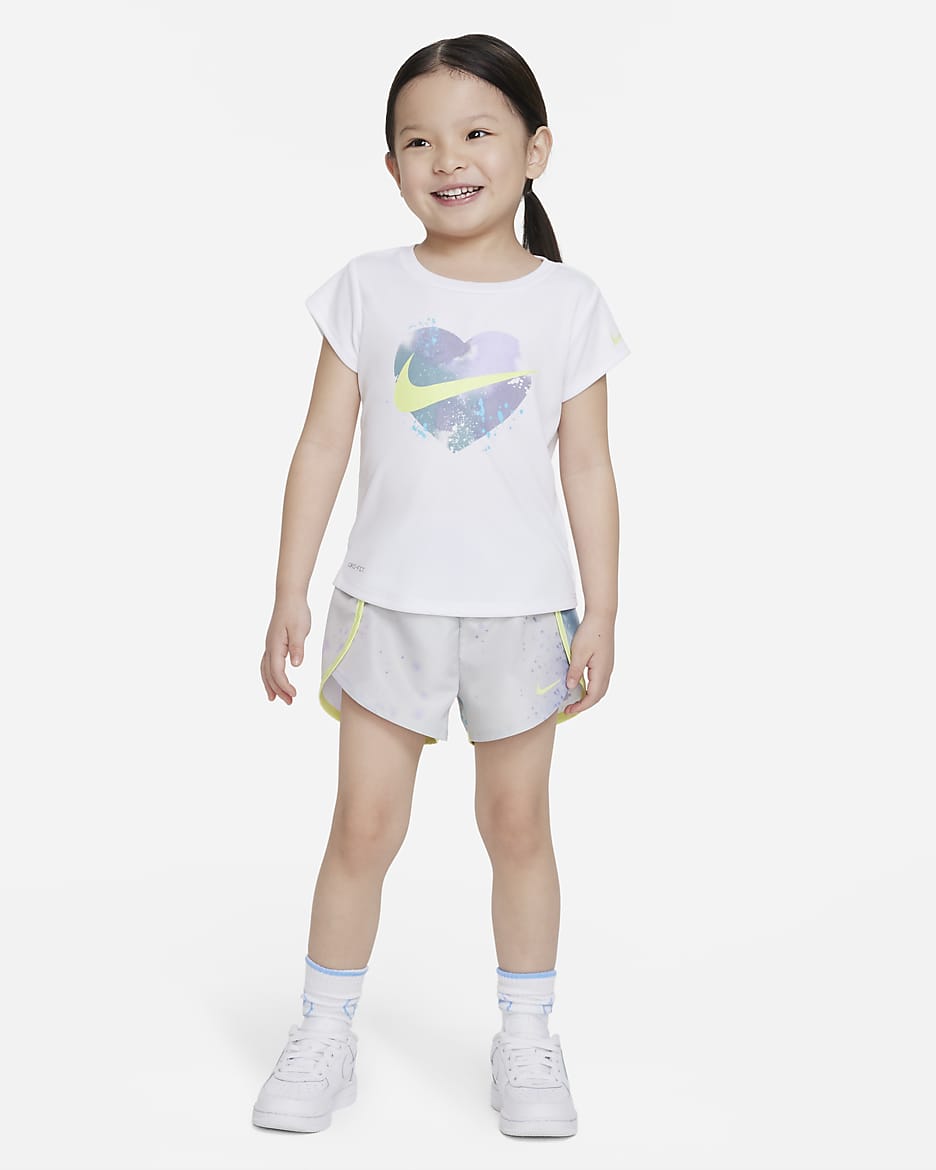 Nike "Just DIY It" Dri-FIT Sprinter Set Toddler 2-Piece Dri-FIT Set - Photon Dust