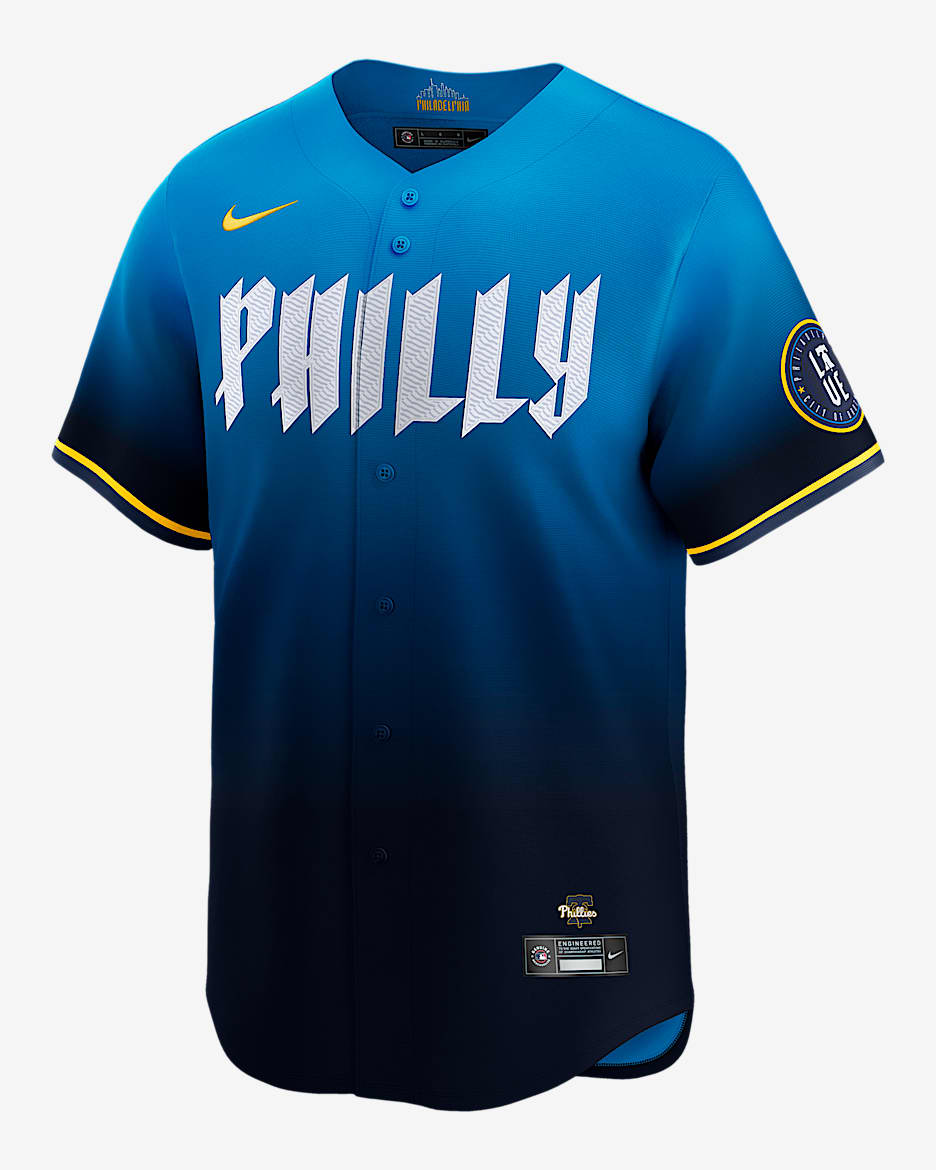 Bryce Harper Philadelphia Phillies City Connect Men's Nike Dri-FIT ADV MLB Limited Jersey - Neptune Blue