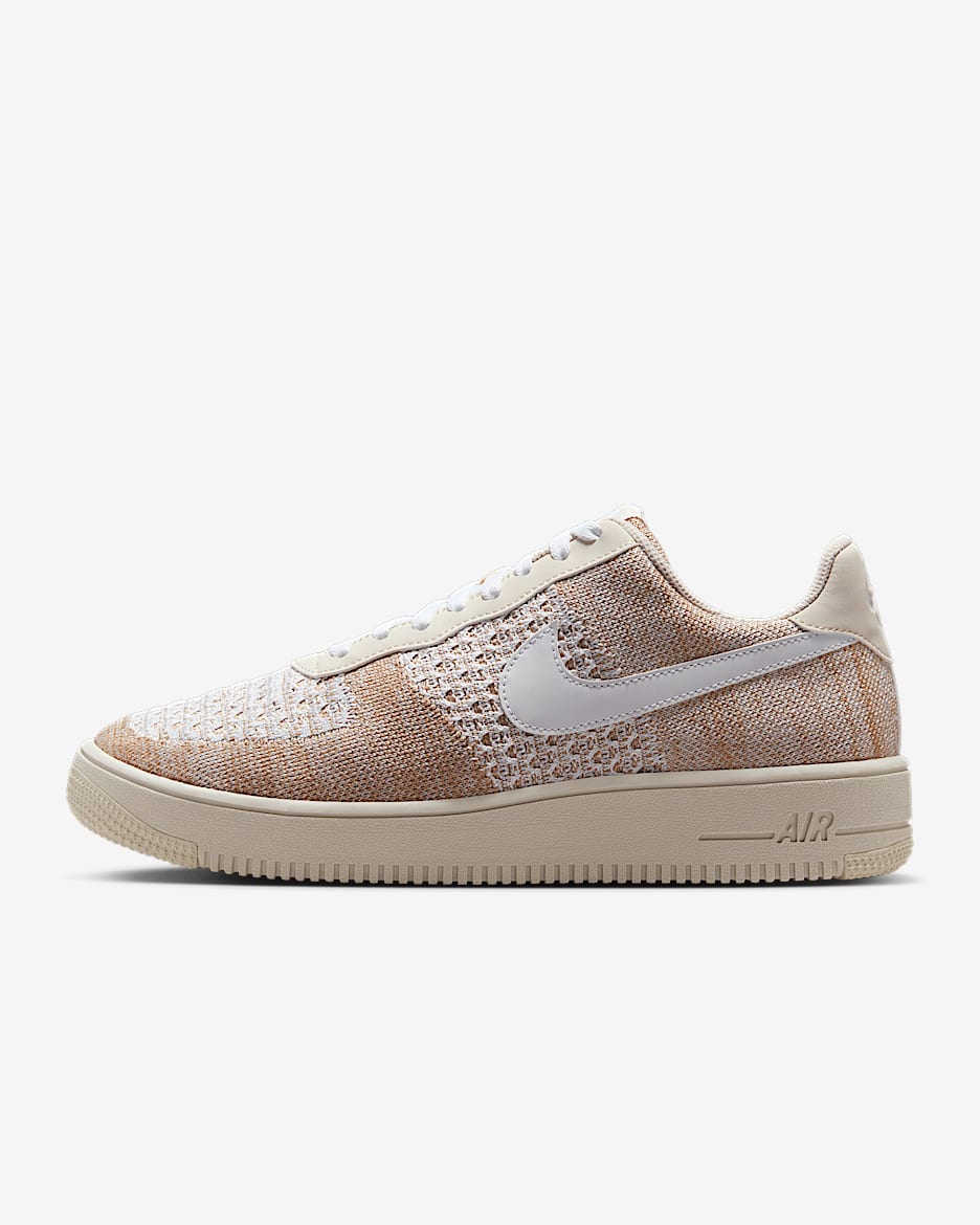 Scarpa Nike Air Force 1 Flyknit 2.0 – Uomo - Light Bone/Khaki/Desert Khaki/Bianco