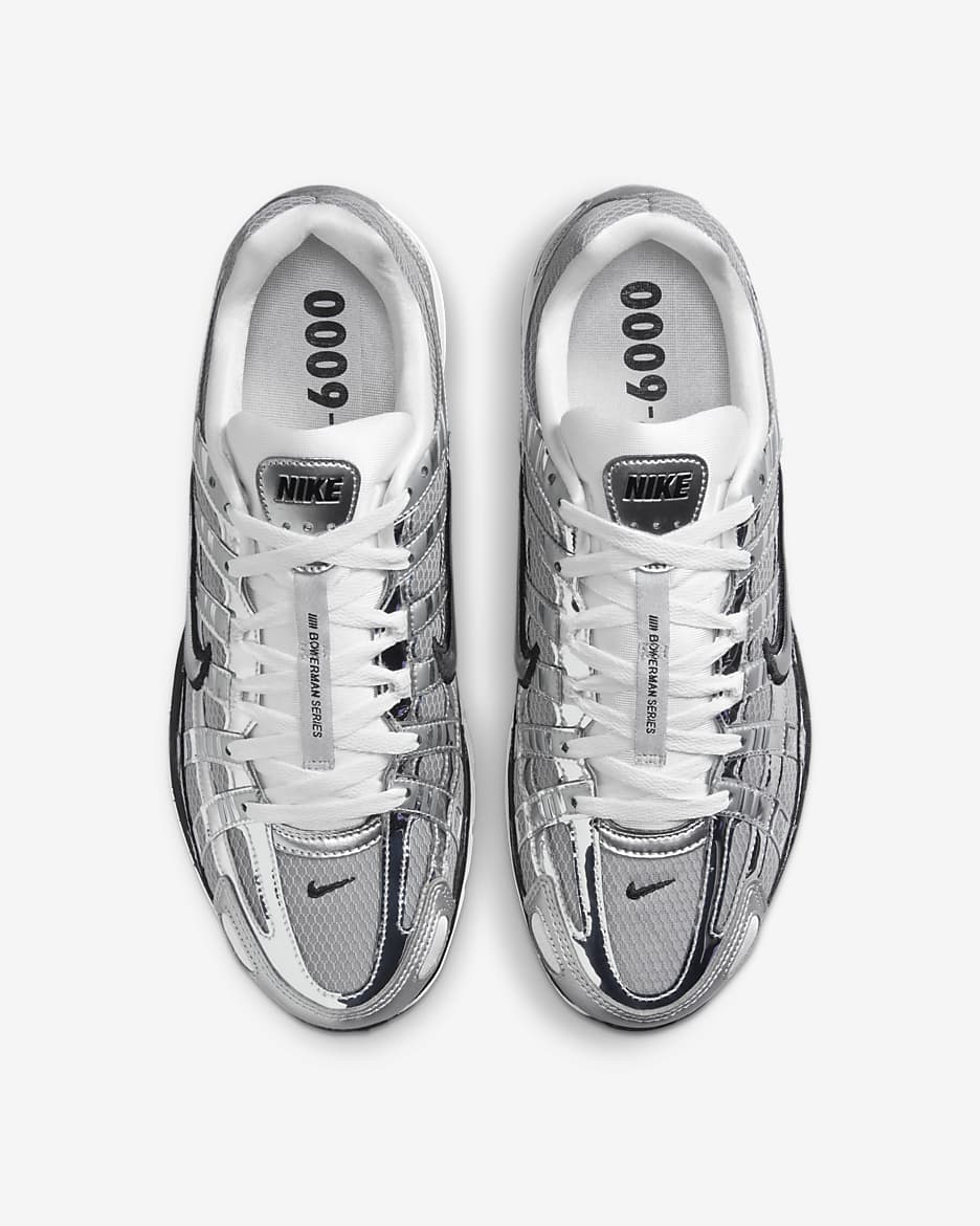 รองเท้า Nike P-6000 - Metallic Silver/Sail/ดำ/Metallic Silver