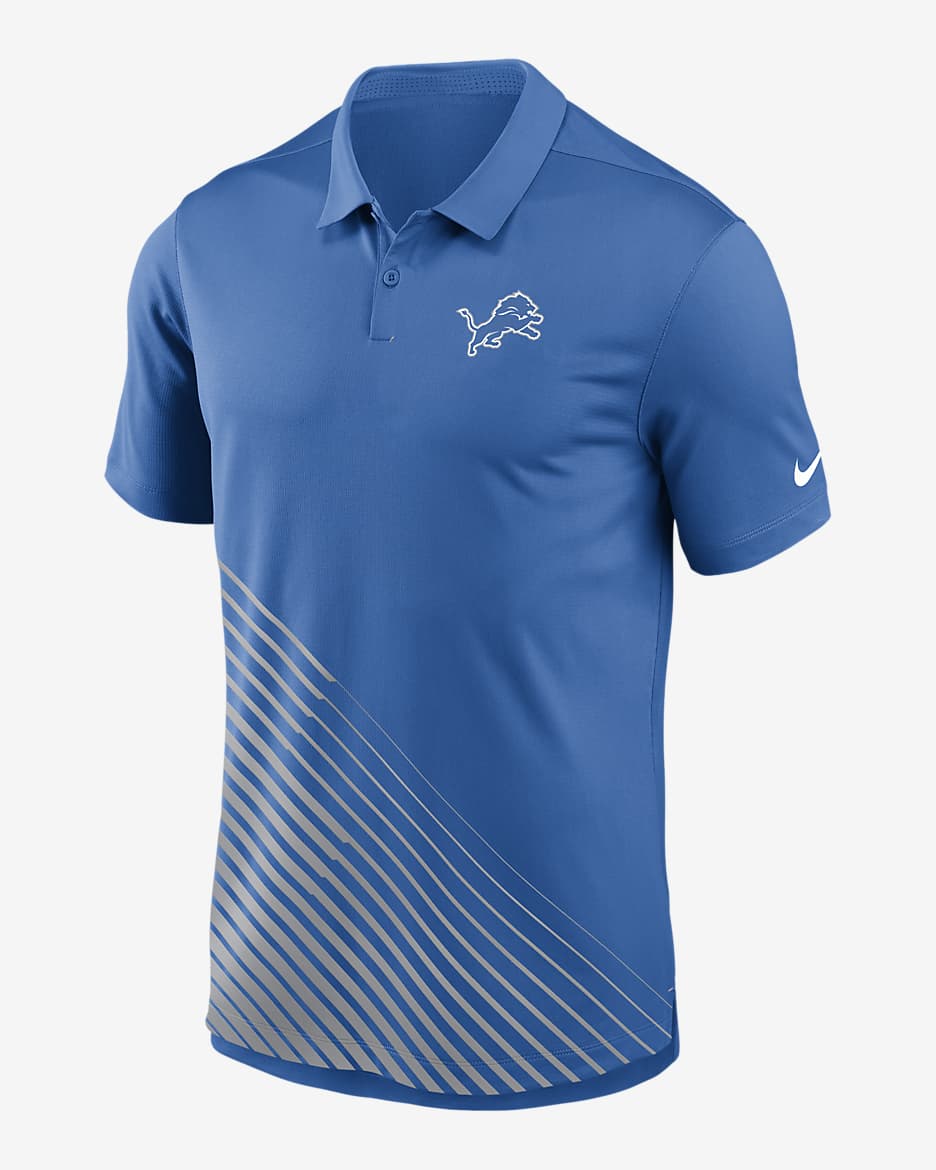 Nike Dri-FIT Yard Line (NFL Detroit Lions) Men's Polo - Blue