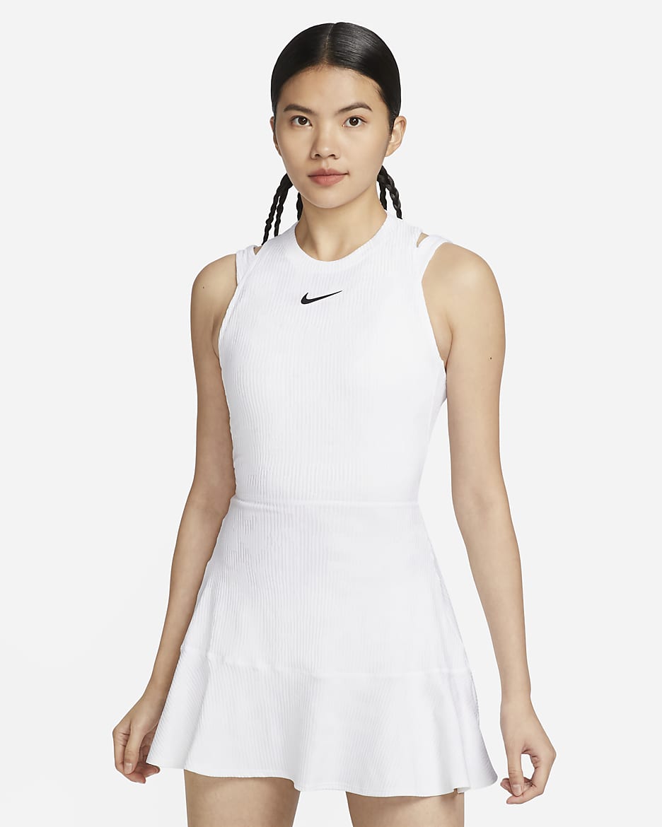 NikeCourt Slam Women's Dress - White/Black