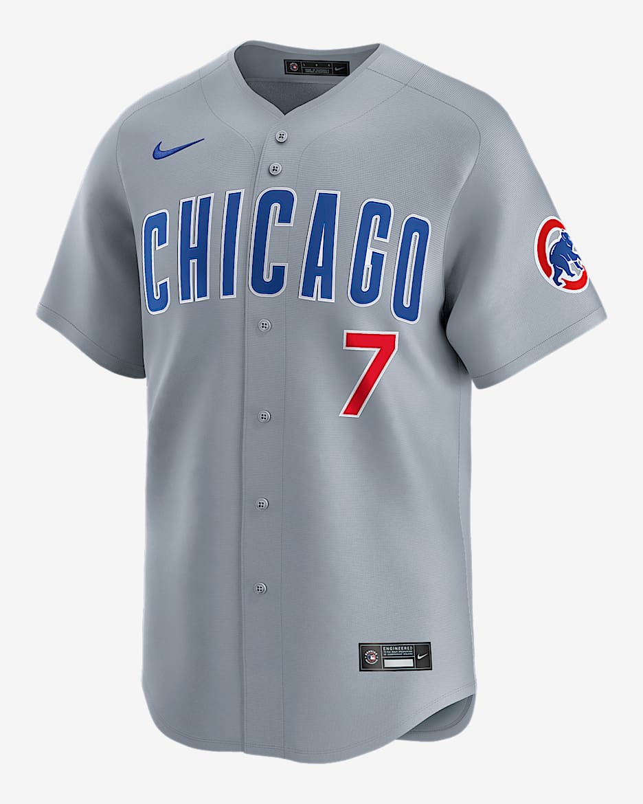 Dansby Swanson Chicago Cubs Men's Nike Dri-FIT ADV MLB Limited Jersey - Cloud Grey