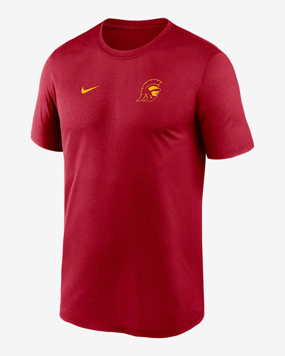 USC Sideline Legend Small Logo Men's Nike Dri-FIT College T-Shirt - Crimson