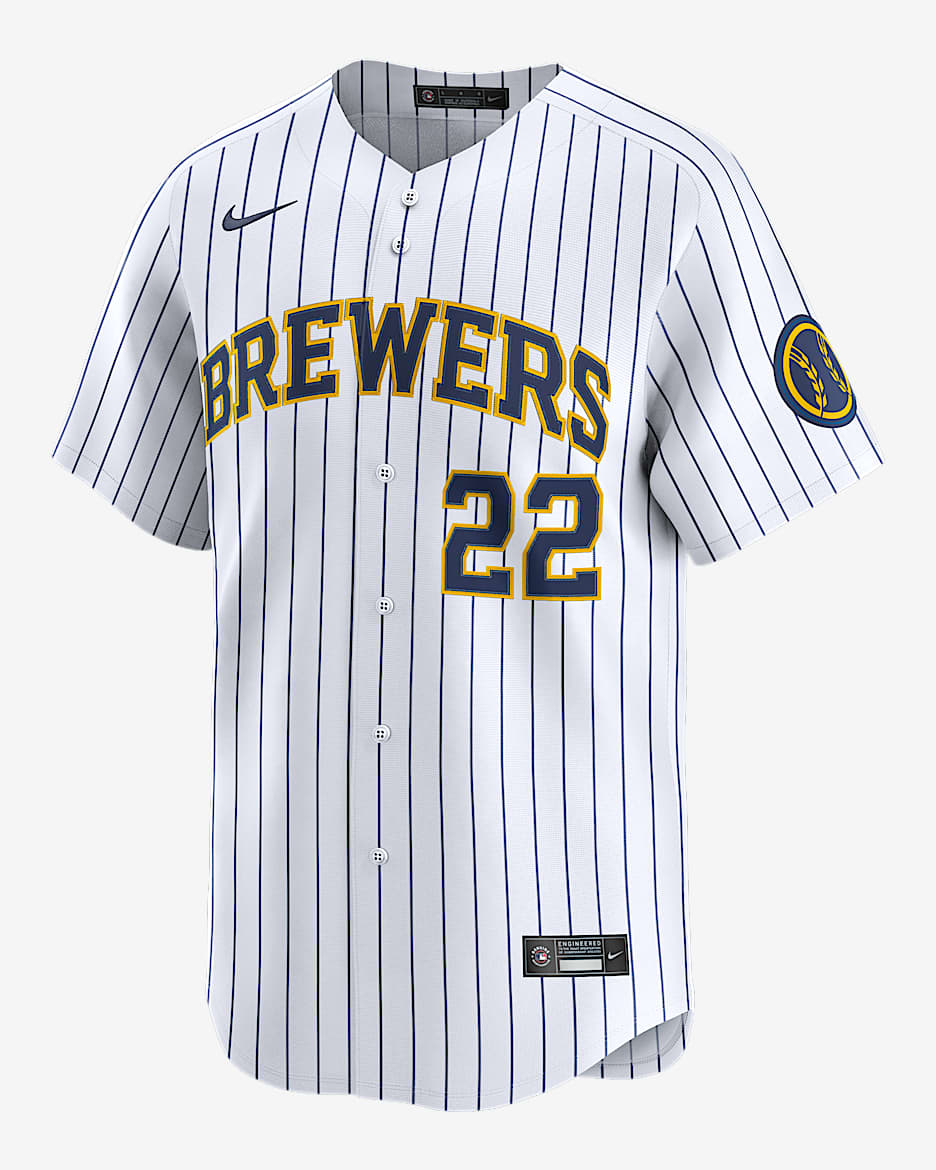 Christian Yelich Milwaukee Brewers Men's Nike Dri-FIT ADV MLB Limited Jersey - White