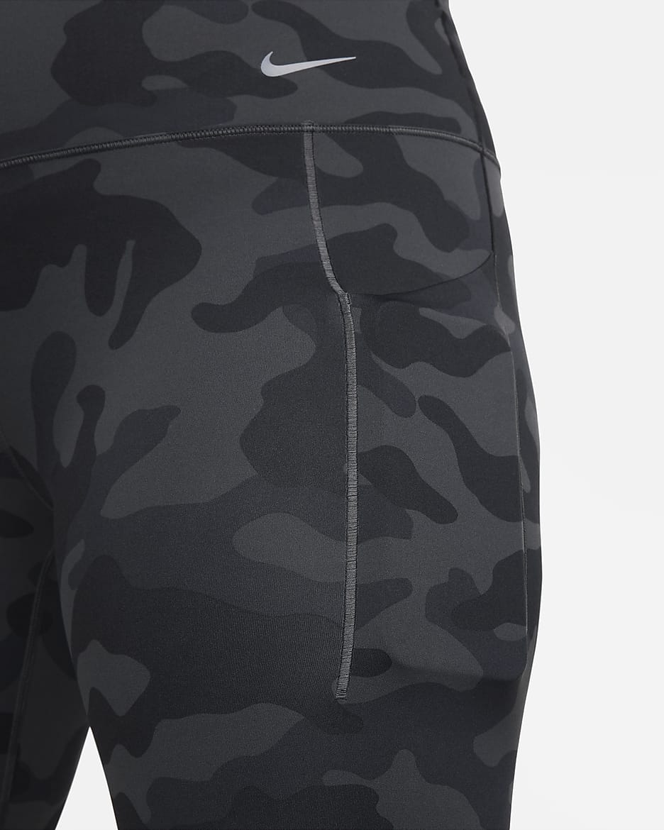 Nike Universa Women's Medium-Support High-Waisted 7/8 Camo Leggings with  Pockets