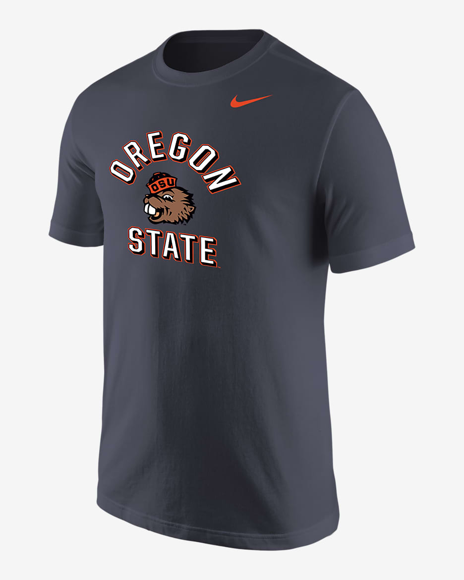 Oregon State Men's Nike College 365 T-Shirt - Anthracite