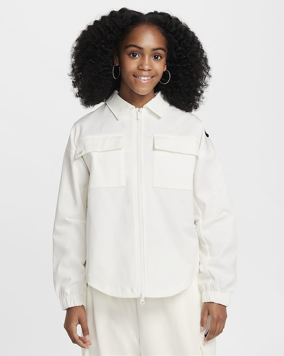 Veste Nike Sportswear pour fille - Sail/Noir