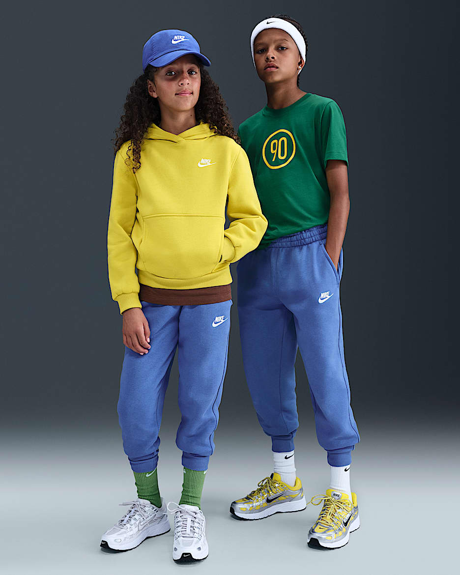 Nike Sportswear Club Fleece Big Kids' Joggers - Comet Blue/White