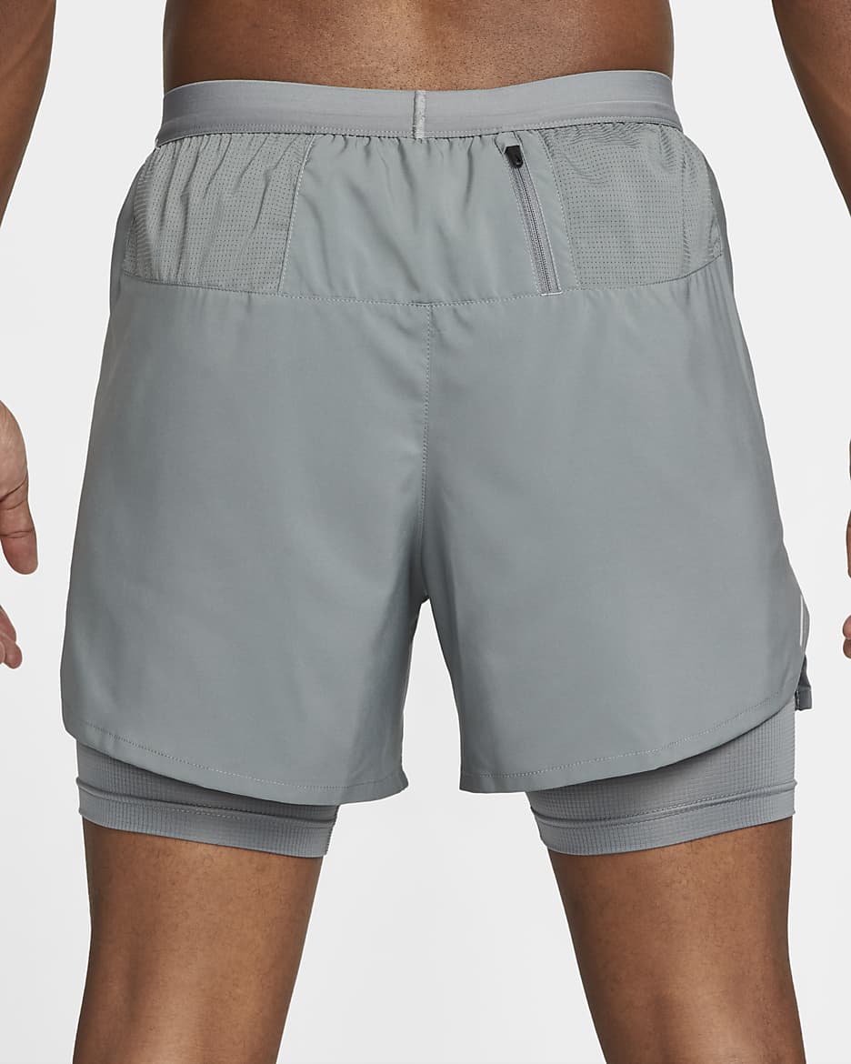 Nike Flex Stride Men's 5" 2-In-1 Running Shorts - Smoke Grey