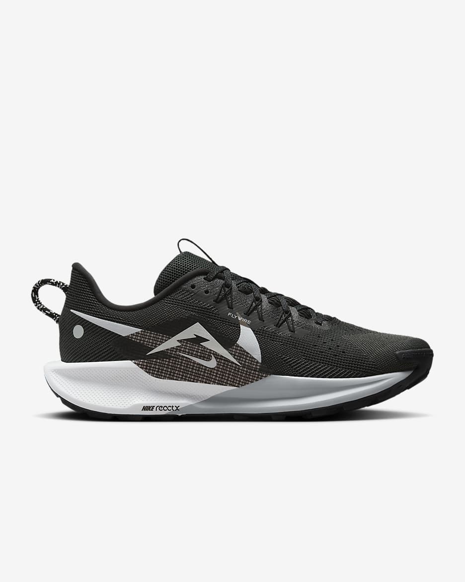 Nike Pegasus Trail 5 terrengløpesko til herre - Svart/Anthracite/Wolf Grey/Hvit