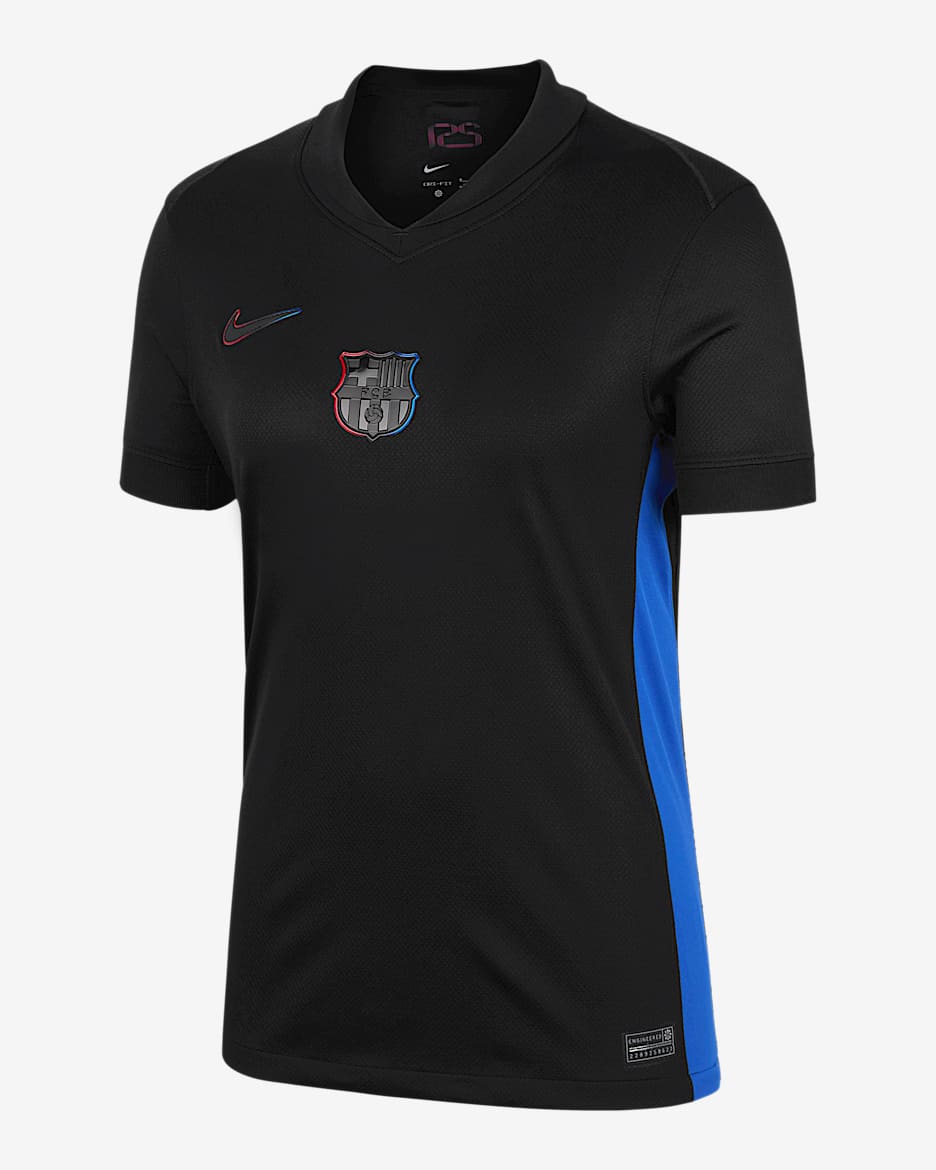 Robert Lewandowski Barcelona 2024/25 Stadium Away Women's Nike Dri-FIT Soccer Jersey - Black