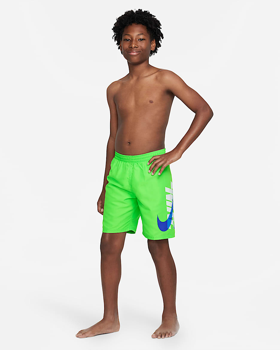 Nike Big Kids' (Boys') 7" Volley Shorts - Green Strike